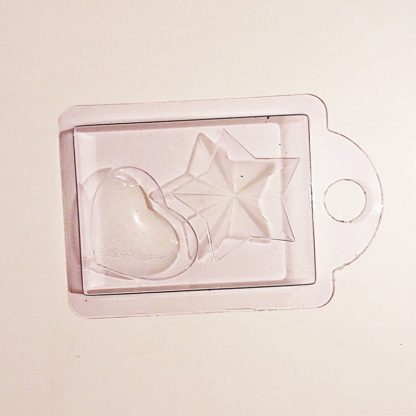Форма пластиковая для мыла звезда